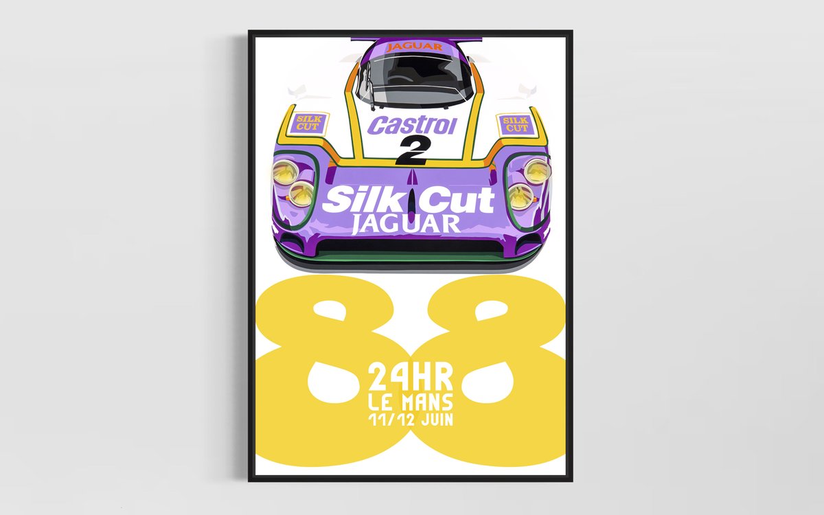 JClarkArtist's tweet image. Le Mans 88. The latest poster to be added to the Bedroom Poster Collection. A2-size poster prints designed for the bedroom or garage walls. Visit here to view and purchase: joelclarkartist.store/search?q=bpc&amp;amp;_… #posters #mancave #carart #motorsport #retro #autoart #lemans #jaguar @Jaguar