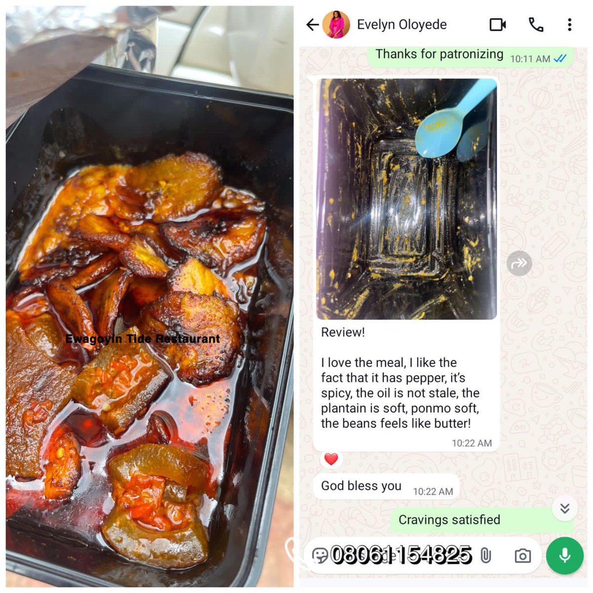 Good morning Nigerians WEDNESDAY w.#PrideMonth #Xviral

We understand u have always been patronizing

We want to say THANK U

✅ WE DELIVER 
✅ PURCHASE ON WHATSAPP CHOWDECK &amp; HEYFOODS APP

✅ EWA AGOYIN ABEOKUTA OGUN NIGERIA 

 #EwagoyininAbeokuta 
 BEANS AND BREAD 🍞 
SEPTEMBER