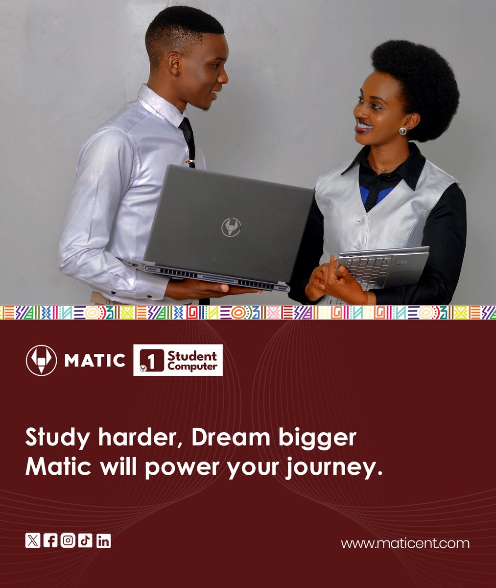 BbalaInitiative's tweet photo. Study, Practice and Work

With the #BbalaInitiative, every student gets the chance to own a laptop — empowering you to learn, create, and shape your future.

#1Student1Computer | #MadeInAfrica https://t.co/euUWwYmKKB