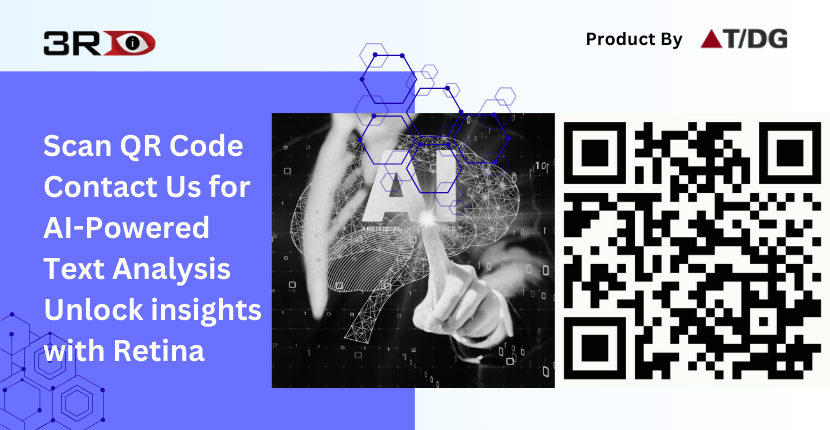 3rdienterprise's tweet image. Scan the QR code to connect with our experts instantly! Get tailored solutions for Named Entity Recognition, Sentiment Analysis, Content Summarization &amp;amp; more. Transform your unstructured data into powerful insights today! 3rdisearch.com/retina #AI #Retina #ContactUs #3RDiSearch