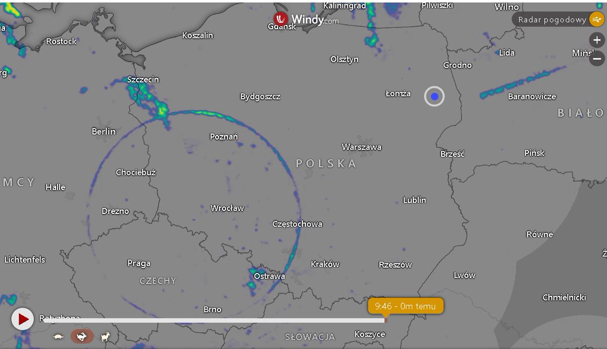 O! Patrzcie. Całkiem naturalne zjawiska pogodowe w tej chwili. Ciekawe....#HAARP #pogoda