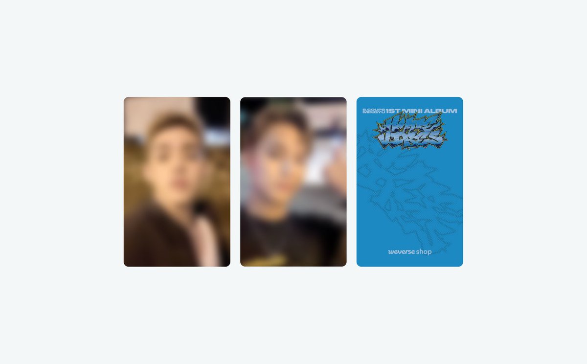 CxM 'HYPE VIBES'🍒🐶 ギュチョルのアルバム 店舗特典ビジュ出ました