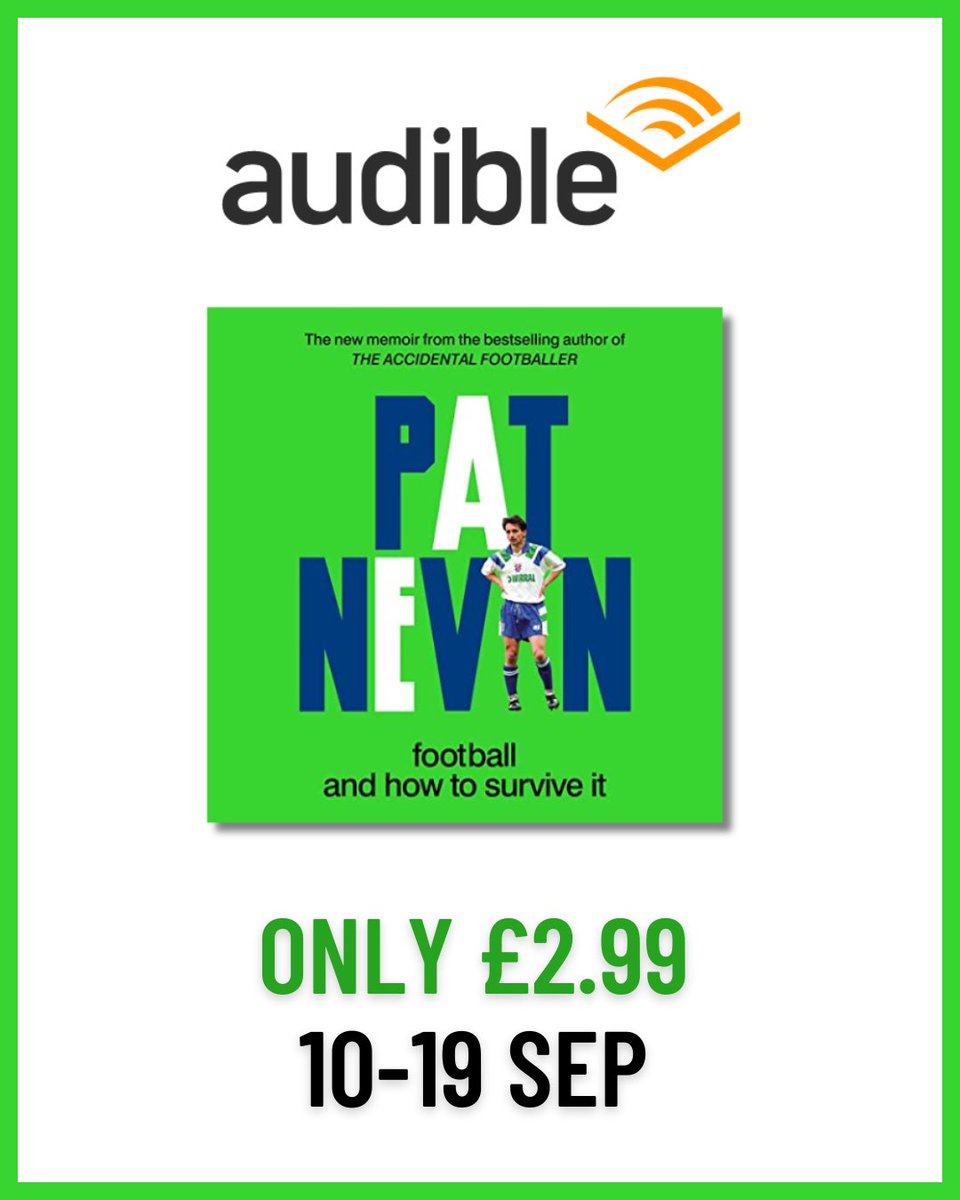 Audible have a special short term deal for my 2nd book. Me reading it of course…stop sniggering up the back…yes you can understand me through the accent!

I’m really proud of this book so I hope you might like it, especially for £2.99.