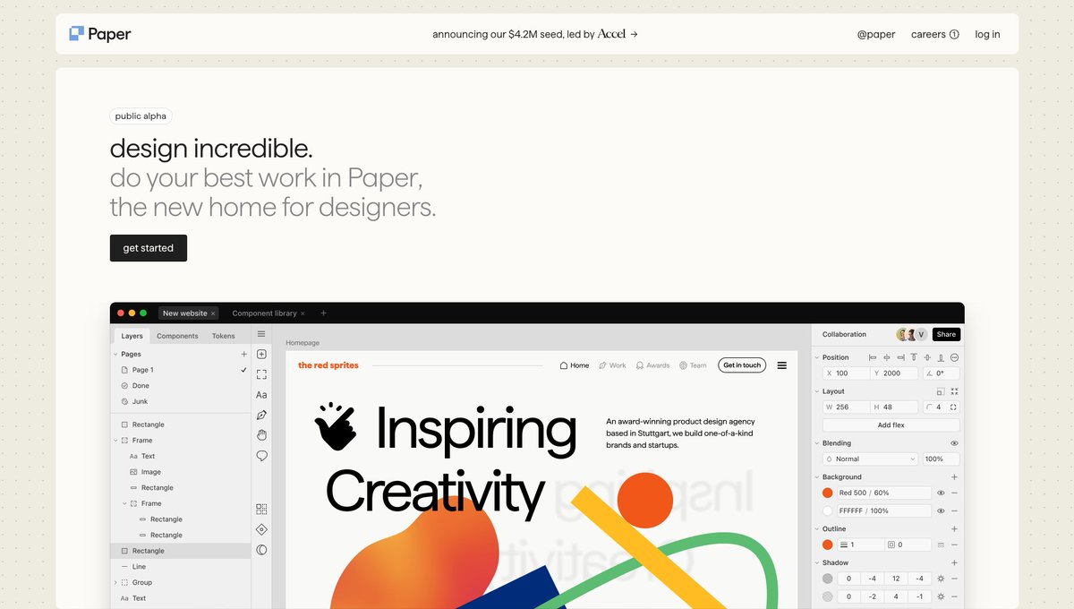 Cobain paper.design

Smooth sekali, banyak eksploration assets/pattern yang bisa dipakai langsung.