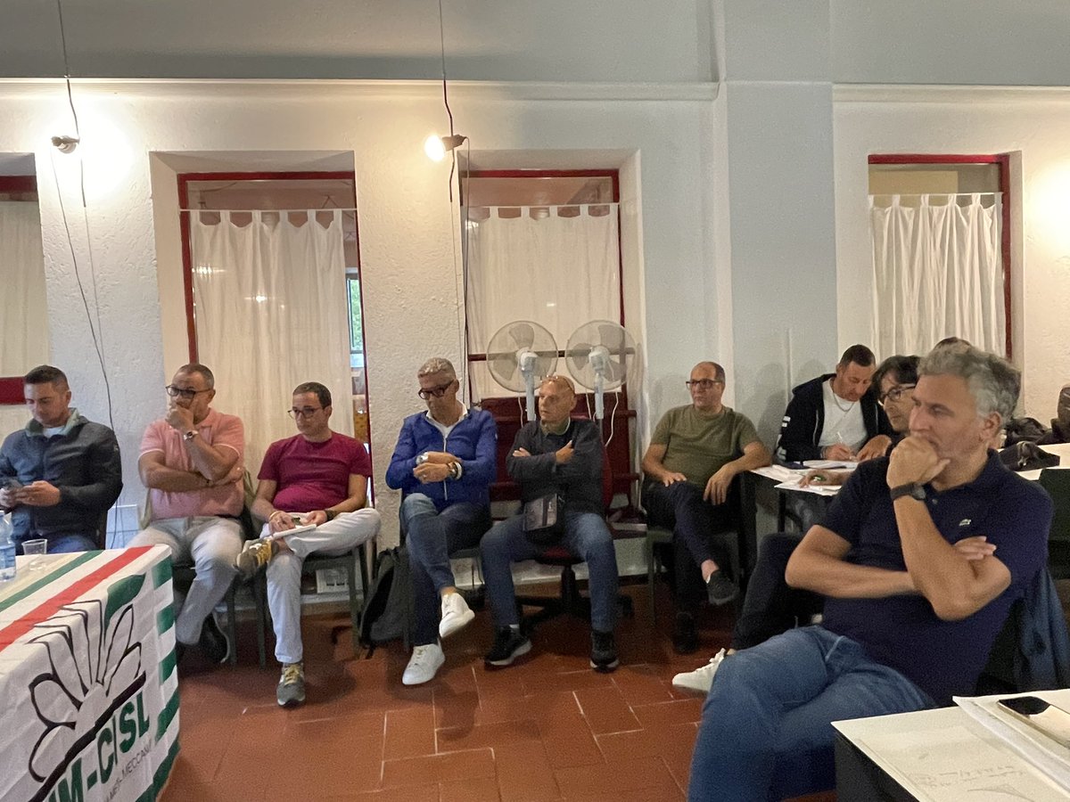 La Segretaria generale della #CISL Daniela Fumarola chiude oggi i lavori della tre giorni dell’Esecutivo nazionale della #FIM al Romitorio di Amelia
