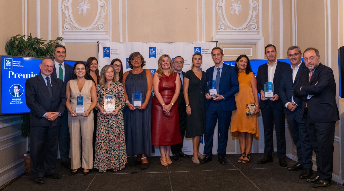 ascomGRC's tweet image. ✨ Finaliza la 9ª edición de los #PremiosASCOM.
🤝🏻 Gracias a todos los asistentes y enhorabuena a los premiados.👏🏻👏🏻
#Compliance #complianceofficer #compliance2025