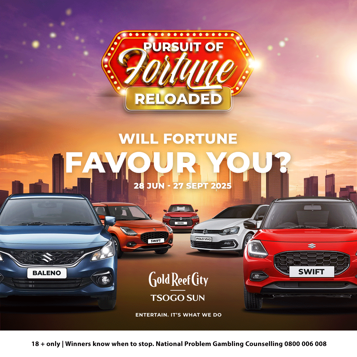 Adventure awaits at Gold Reef City! 🌟
With endless thrills and heart-racing rides at the Theme Park 🎢  and you can refuel for less with Spring Deals at participating restaurants 🍔
Catch the latest blockbusters with Movies@ and snag sweet deals with WOW Wednesday prices 💥 2D