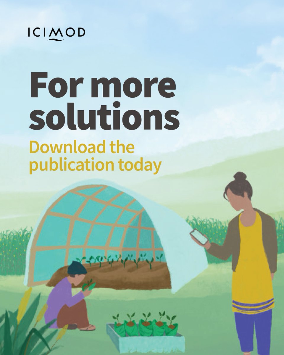 icimod's tweet image. What if agriculture in Nepal could thrive despite floods, droughts, and unpredictable weather while also securing livelihoods for millions of farmers? 

That’s the vision of Climate-Resilient Agriculture (CRA). It adopts a holistic approach combining traditional knowledge with…