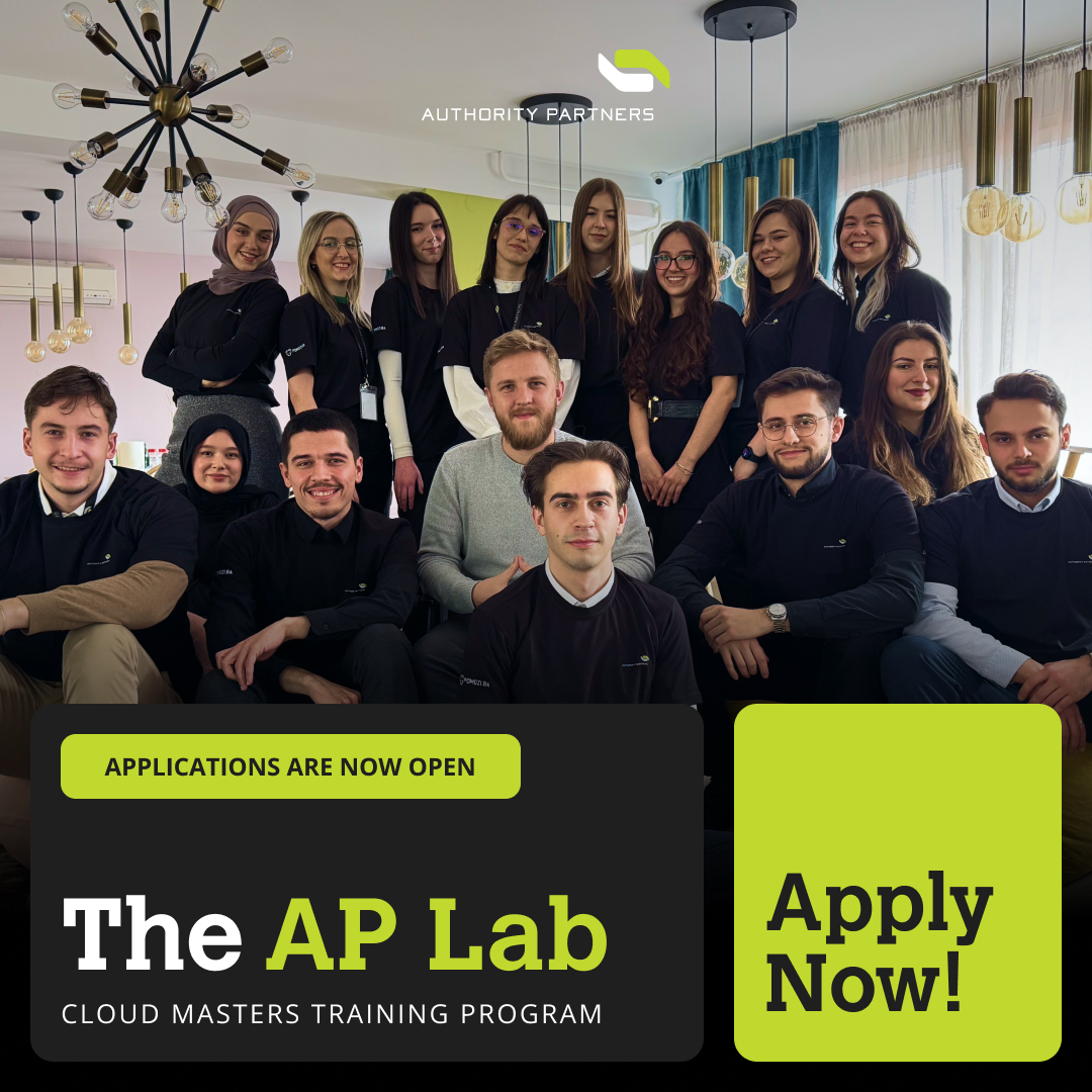 APIknowsIT's tweet image. Applications are open for our Fall AP Lab Cloud Masters Training Program! A 16-week, in-person program with real projects, training &amp;amp; mentorship in full-stack dev or QA.

Deadline: Sept 29, 2025

 📍 Sarajevo
👉 Apply now: eu1.hubs.ly/H0mXxt90
