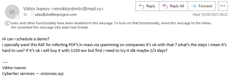 What do you think guys? Should we sell him a few licenses?