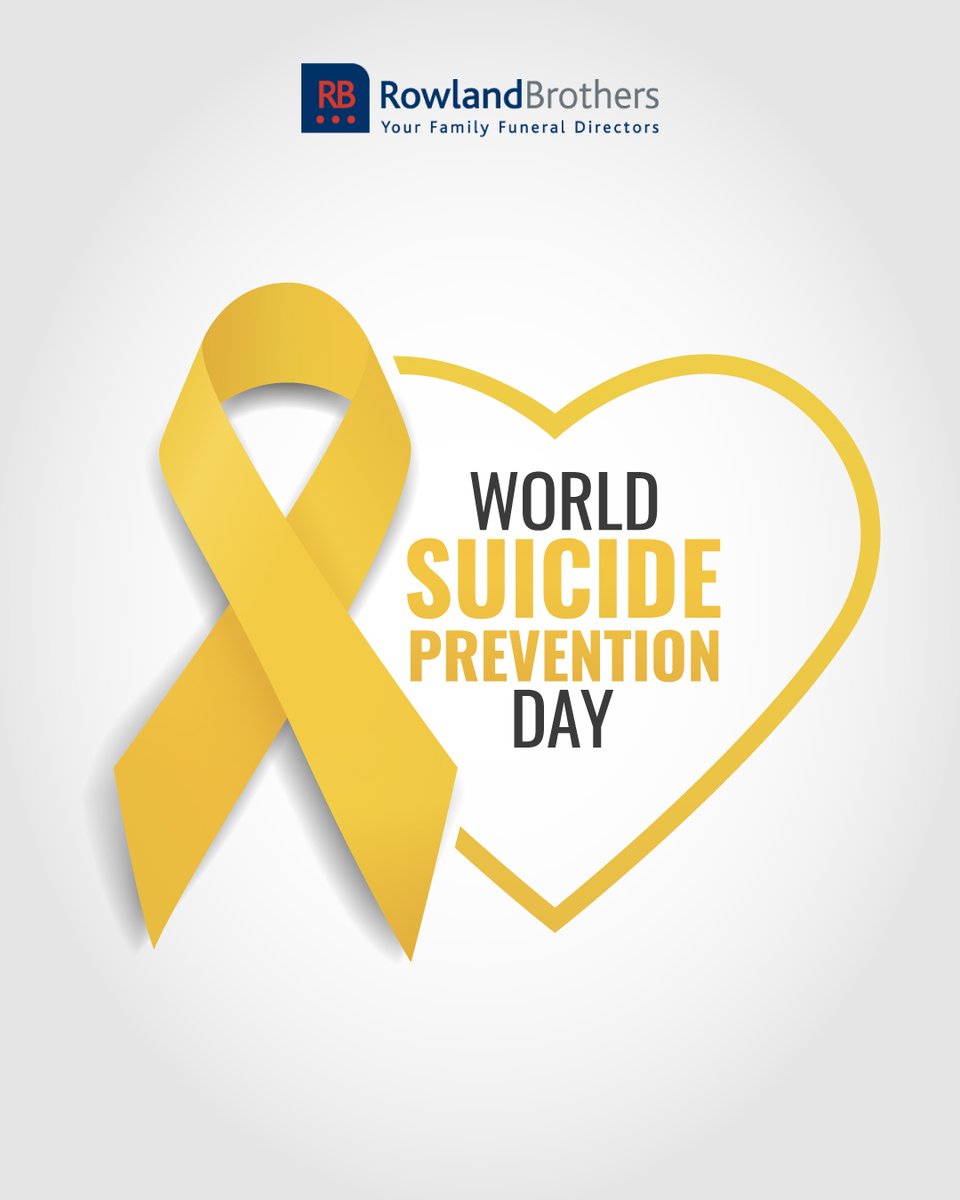 Today is a reminder to check in, reach out and be kind to others and yourself. 💛

Even small conversations can make a difference. Let’s help break the stigma and build a more supportive, understanding world.

#WorldSuicidePreventionDay #RowlandBrothers #CroydonFuneralDirectors