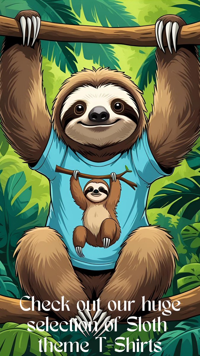 Slothgift's tweet photo. π¦₯π Our sloth t-shirts are the perfect way to show off your love for all things slow, relaxed, and ridiculously cute. β¨ Available in a variety of sizes and styles for every sloth soul.
#SlothTShirt #LazyLooksGood #SlowFashion #SlothStyle https://t.co/Yvllxtat1e