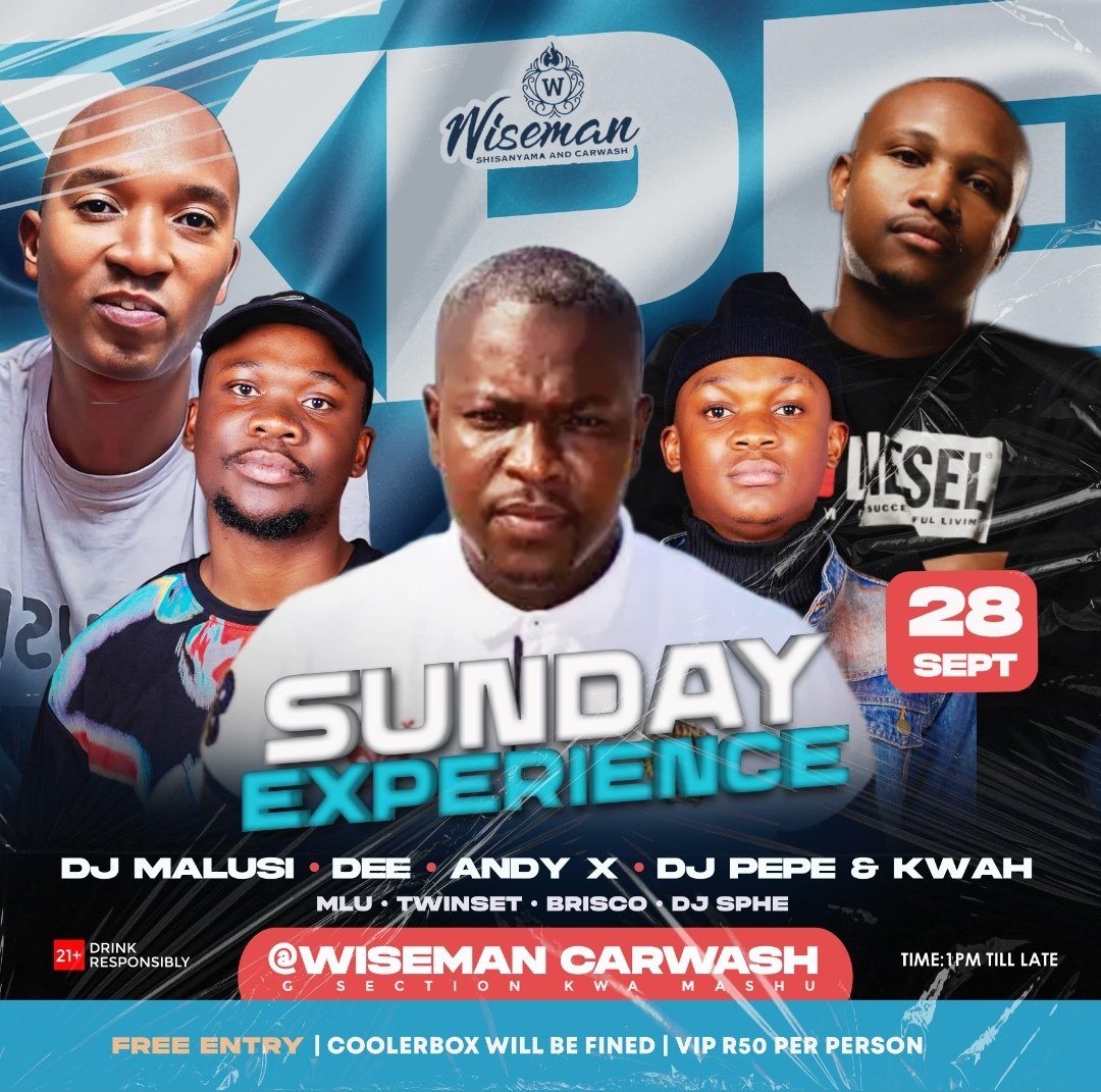 #SundayExperience with The Roxta <a href="/DjAndyX/">ANDY X ☥ 𓂀 𓁞𓁥𓁟</a> at #WisemanCarwash #KwaMashuG #GoodMusic #PerfectMixes will be the order of the day!