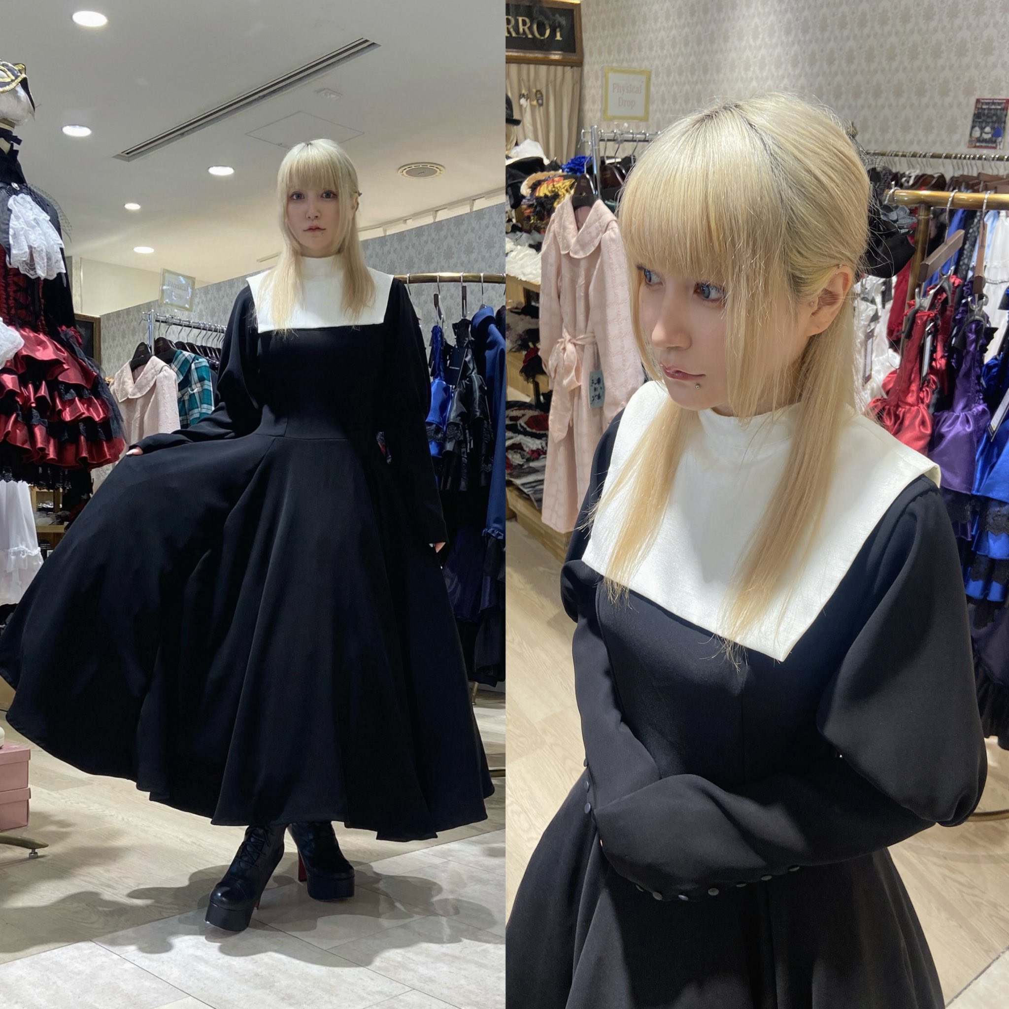日*出様 アトリエピエロ バッスルロングワンピース 日*出様 アトリエピエロ バッスルロングワンピース ATELIER