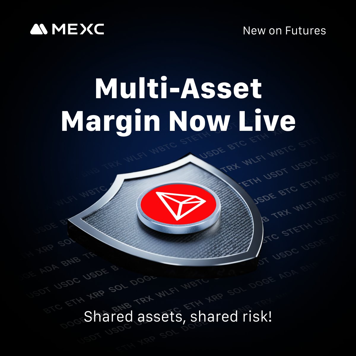 🚀 Multi-Asset Margin Mode just got better! You can now use $TRX as  collateral to trade USDT-M Futures on MEXC @trondao ✓ More flexibility with  your assets ✓ No need for manual