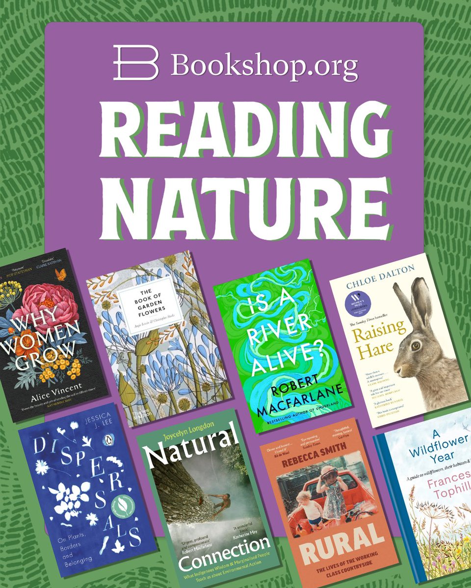 midascampaigns's tweet photo. An unbeLEAFable new list has just landed on  @bookshop_org_UK  

A curated selection of natural history, gardening and wilderness exploration picks.

Even better, every sale supports indie bookshops, (naturally) 🌿

You can view the full list here: https://t.co/JlnZ7SbC8c https://t.co/WhxzYFnz2H