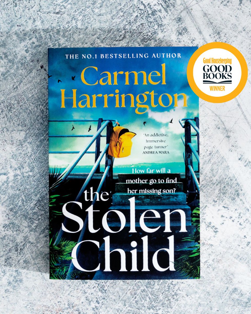 We are absolutely thrilled to share that The Stolen Child by Carmel Harrington has been selected as the winner of <a href="/GHmagazine/">Good Housekeeping UK</a> Good Books Autumn collection!

The Stolen Child is a gripping emotional thriller with a twist you’ll never see coming!