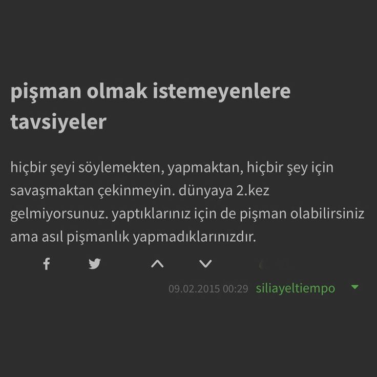 Pişman olmak istemeyenlere tavsiyeler