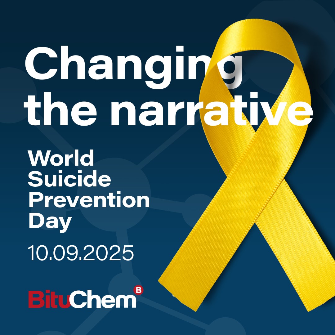 BituChem's tweet image. On 10th September, we mark World Suicide Prevention Day 2025. This year’s theme is “Changing the Narrative on Suicide”

💛 Change the conversation. Start with one small act.
Ask someone how they’re really doing.
Reach out to a friend you haven’t spoken to in a while.

#WSPD2025