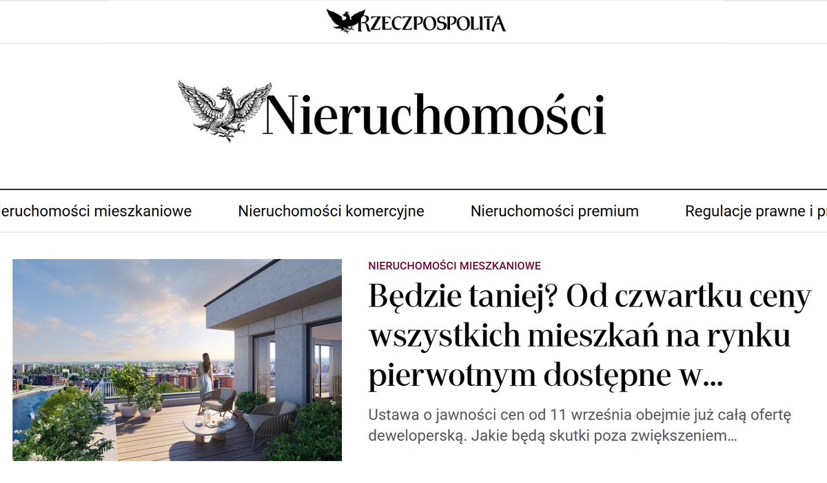 PZFD (@pzfd_) on Twitter photo 💻<a href="/rzeczpospolita/">Rzeczpospolita</a> opisuje istotną zmianę na rynku mieszkaniowy.🌆
📣 Od 11 września każdy deweloper musi publikować online ceny wszystkich mieszkań – zarówno nowych, jak i tych z oferty sprzed ustawy.
📊 Do tego dochodzi codzienne, także w niedzielę i święta, raportowanie ofert 💻<a href="/rzeczpospolita/">Rzeczpospolita</a> opisuje istotną zmianę na rynku mieszkaniowy.🌆
📣 Od 11 września każdy deweloper musi publikować online ceny wszystkich mieszkań – zarówno nowych, jak i tych z oferty sprzed ustawy.
📊 Do tego dochodzi codzienne, także w niedzielę i święta, raportowanie ofert