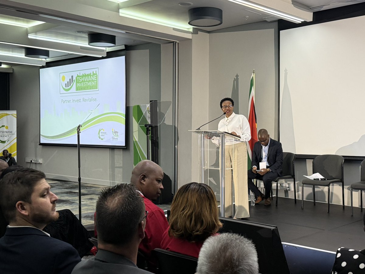 It is my honour to welcome you to the inaugural Tshwane Investment Summit. 
We gather today with a clear purpose, to activate a vision for 2029 of inclusive growth for our capital. That vision is anchored in shared objectives. To build confidence in our economy. To attract