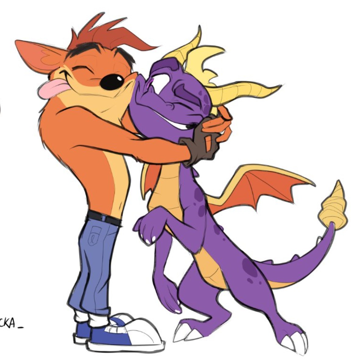 Snaccka_'s tweet image. Ehy all! Happy #SpyroCommunityDay2025 ! Here&apos;s some of my stuff + my dear and loved plushie 🥰
💜💜💜💜
#SpyroTheDragon