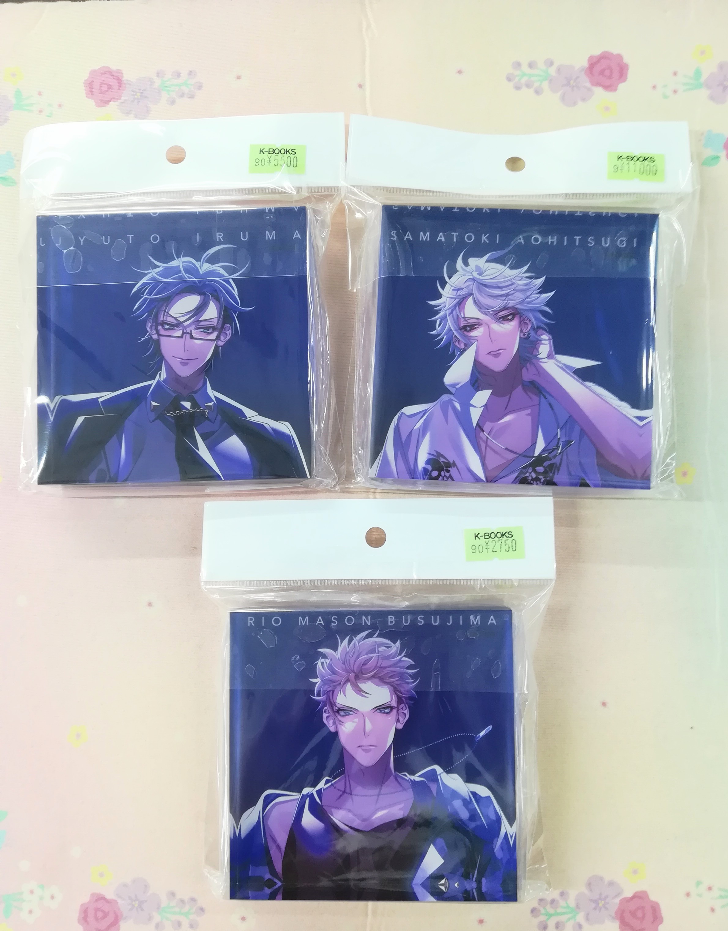 ヒプマイ CD 特典 アクリルブロック・缶バッジ ヨコハマ 左馬刻/銃兎/理鶯 ヒプマイ CD 特典 アクリルブロック・缶バッジ ヨコハマ 左馬刻