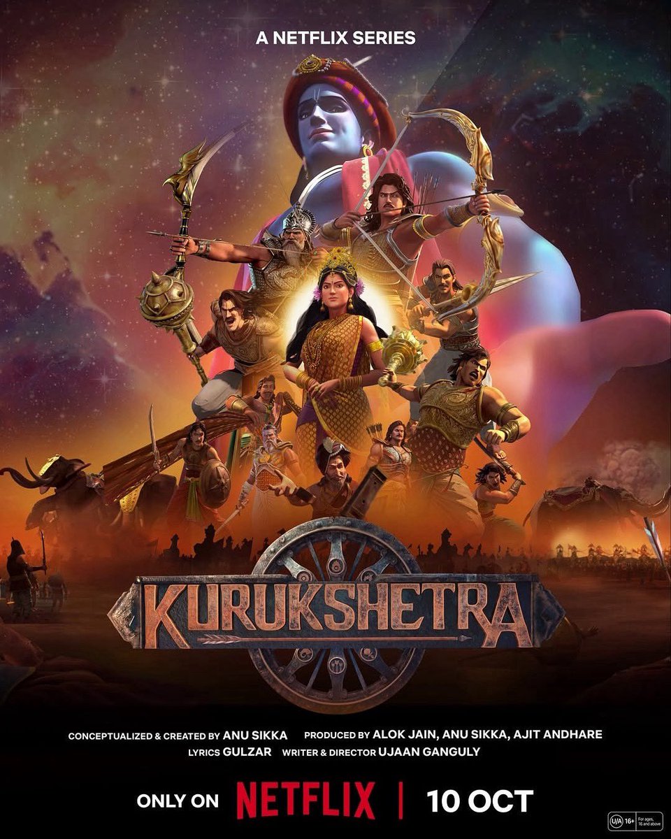 ocdtimes's tweet photo. Shankhnaad ke sath arambh hoga dharm aur adharm ka mahayudh ⚔🔥
Watch #Kurukshetra, out 10 October, only on #Netflix.
.
#OCDTimes #NetflixIndia #KurukshetraOnNetflix #AnuSikka #UjaanGanguly #Viacom18Studios #TippingPointFilms https://t.co/AOtctHSCgj