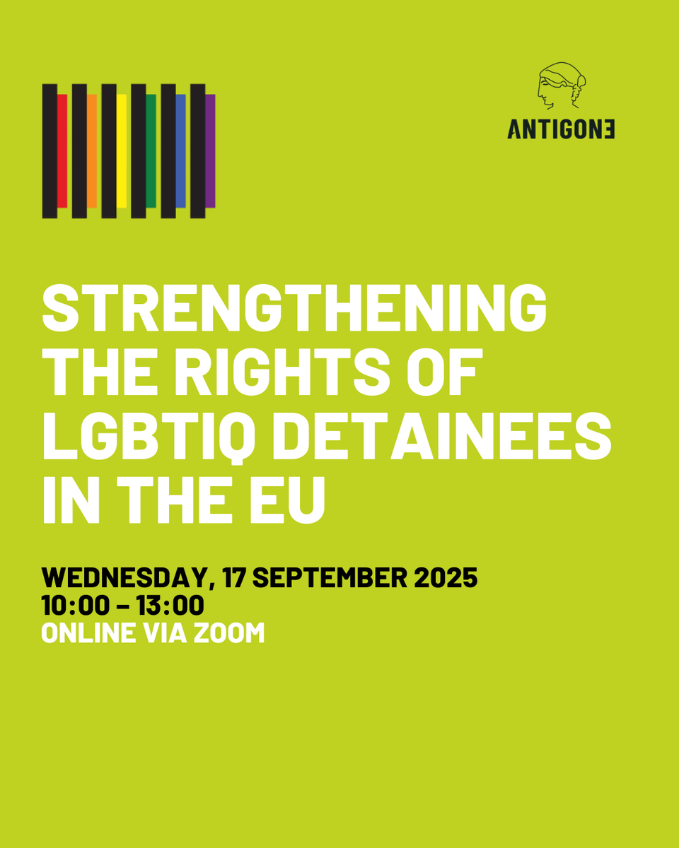 AntigoneOnlus's tweet photo. Dopo ricerca e consultazioni con esperti, società civile e persone con esperienza di detenzione, presenteremo risultati e raccomandazioni per migliorare i diritti delle persone Lgbtiq in carcere.

Per partecipare è necessaria la registrazione: https://t.co/d66HFGEKaT https://t.co/6LkGojixSk