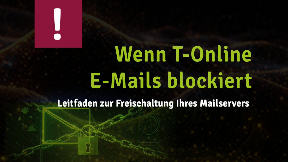 Hast du Probleme mit der Zustellung von E-Mails an T-Online? 📧 Unser neuer Leitfaden hilft! Entdecke, wie du deinen Server freischaltest &amp; ungehindert kommunizierst.
timmehosting.de/blog/wenn-t-on…