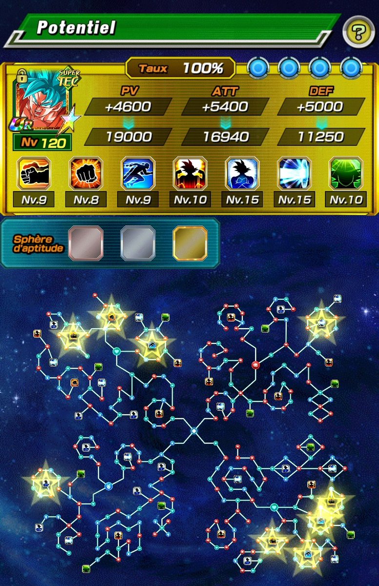 FoudingSSJ4's tweet image. #DokkanBattle #Goku #SSJblue #kaioken enfin à 100 % plus qu&apos;à le mettre full lien 10 🤩