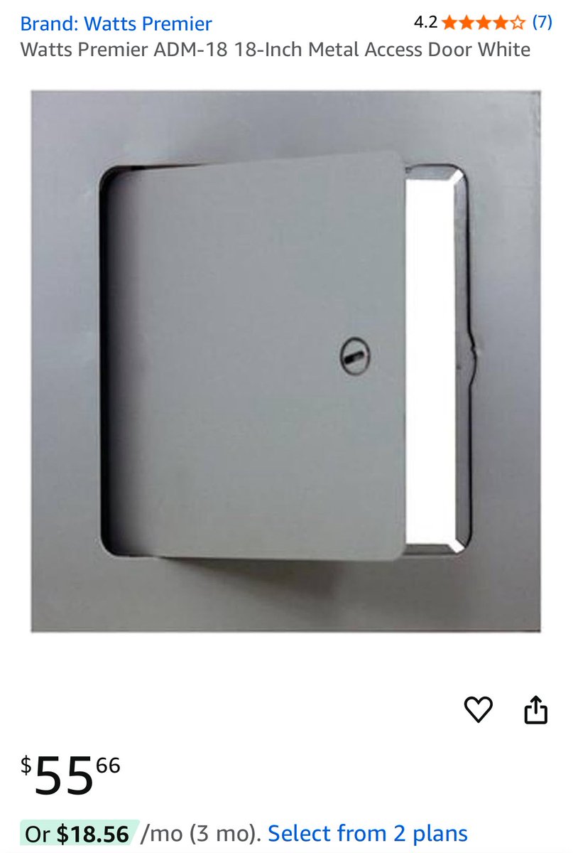 WoolWooolWhoool's tweet photo. i ordered a Watts water filtration system, after a wait of 40 days, i receive a poorly packed super heavy Watts metal access door. And in order to get my refund, i have to take that heavy metal door to the nearest Staple to return.

Ridiculous!

@AmazonHelp @amazonca @wattswater https://t.co/ubmmnwOLy6