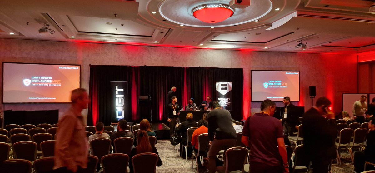 Attending the scot secure west cyber conference <a href="/_HiltonGlasgow/">HiltonGlasgow</a> looking forward to attending #scotsecurewest