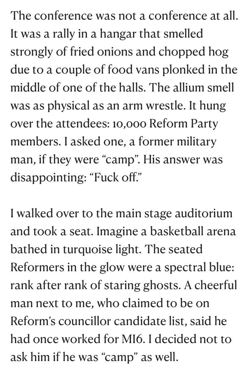 I went to Reform UK’s conference for the <a href="/NewStatesman/">The New Statesman</a>  and asked attendees if they are “camp” - their answers might surprise you!