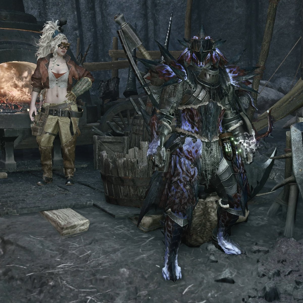 super_fossil's tweet image. I’m new to #MonsterHunter, but I hit what I feel is a cool milestone , i fought my first #rathalos ever !! And I got some cool armor to celibate !! @monsterhunter