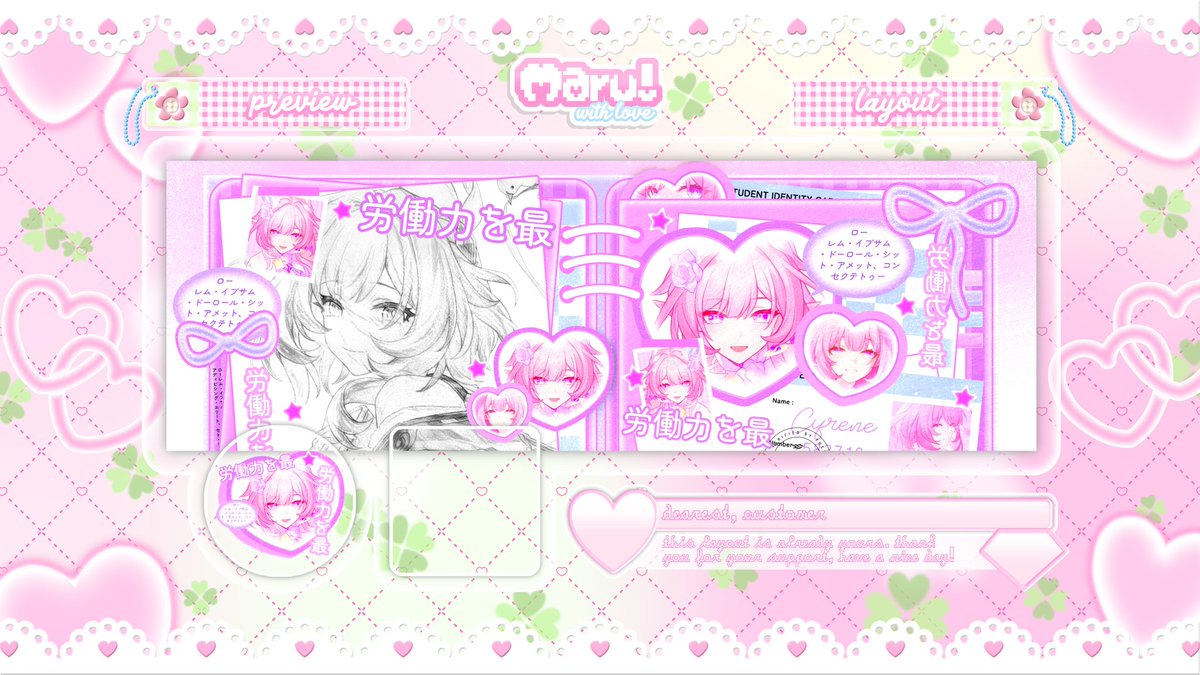 yopmiya's tweet image. 🍀 . . . rt/like are appreciated! ♡

met sore all! aku bawa tiga ready stock cyrene impact yang bisa kalian take sekarang via dm -!! 💌  untuk code layout &amp;amp; price bisa check di alt yaaap, ayo jajan &amp;gt;___&amp;lt;

t. #zonauang #zonajajan