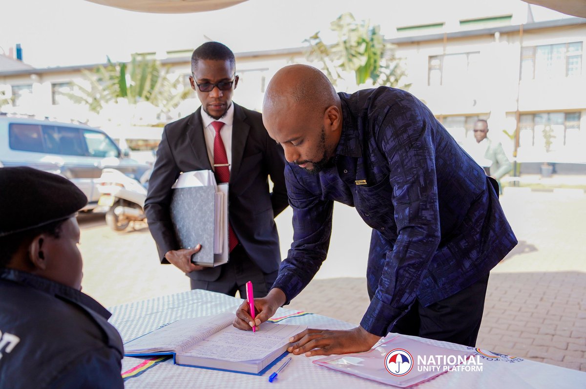 Signatures nominating our President Kyagulanyi Ssentamu Robert <a href="/HEBobiwine/">BOBI WINE</a> submitted! Very grateful to the very many citizens who defied the sense of fear and intimidation to endorse this change. We have submitted over and above the required number of signatures because of the