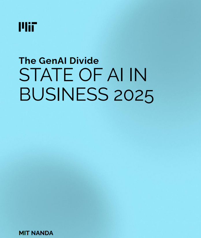 rohanpaul_ai's tweet photo. Link to full MIT report - STATE OF AI IN BUSINESS 2025

https://t.co/BDZimnhZ20 https://t.co/yNe2Auw5kH