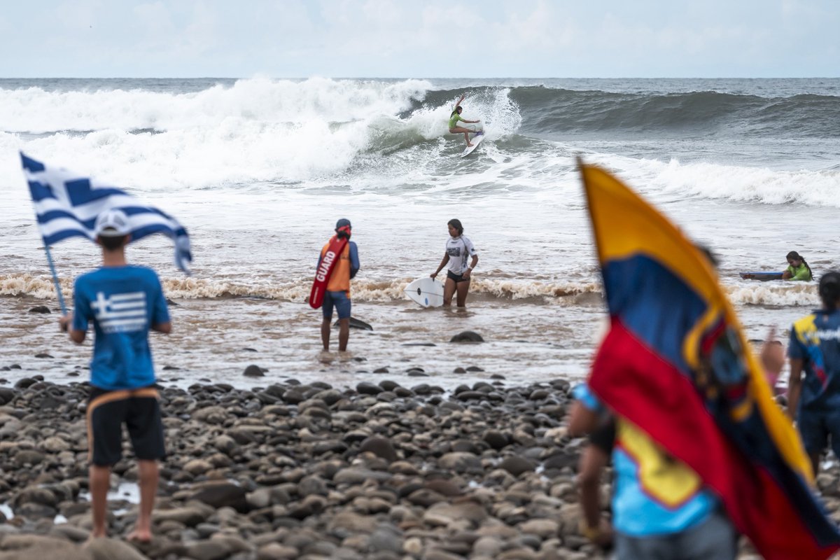 Day 4 action at the <a href="/ISAsurfing/">International Surfing Association</a> World Surfing Games. Big day coming up tomorrow.