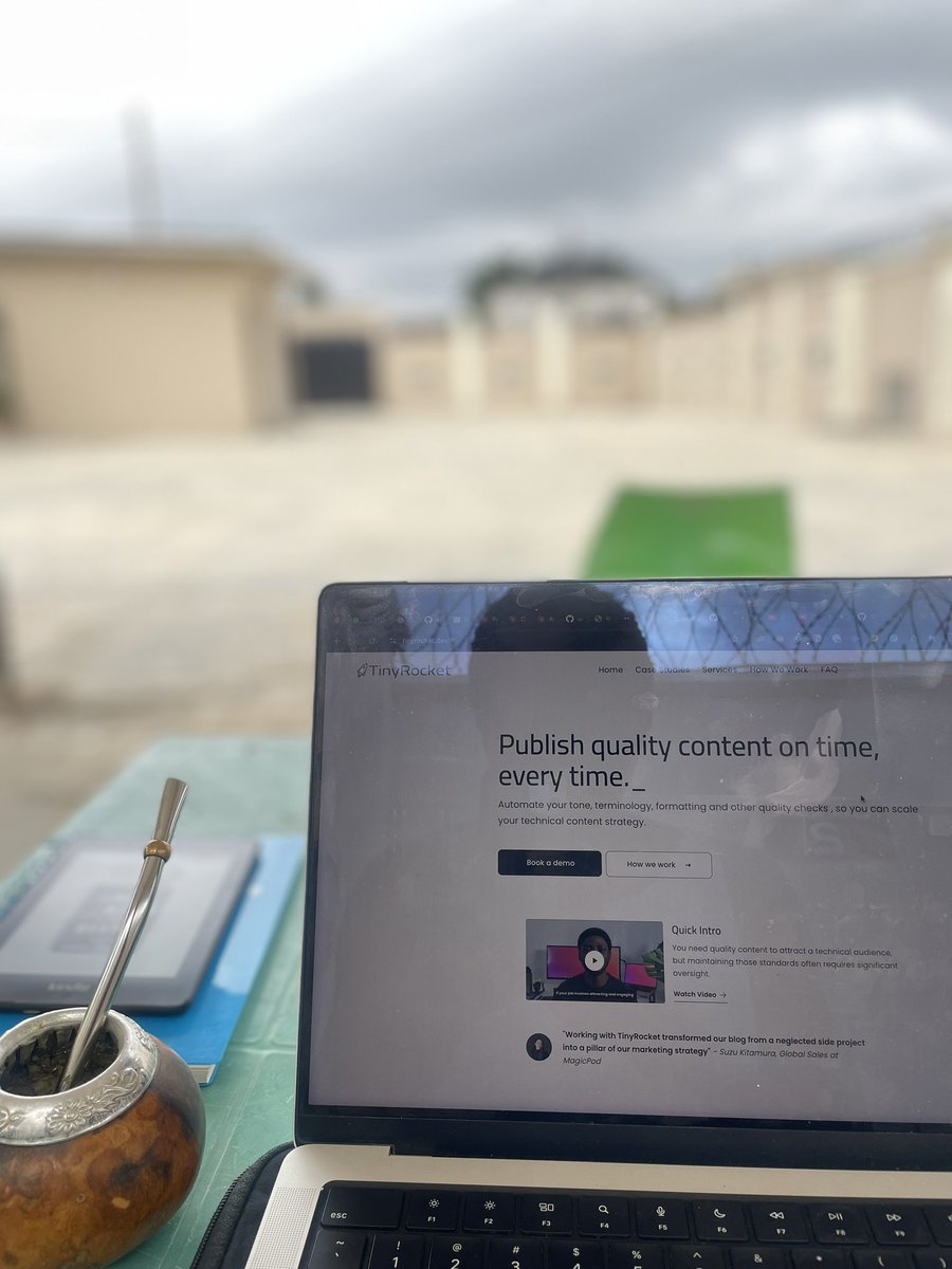 How to get some proper work done after a sleepless night.

Work outdoors 

Drink some mate 🧉