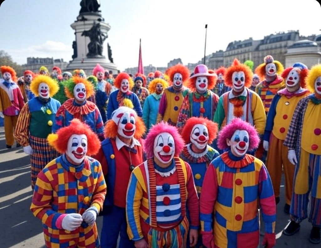 ⚠️🇫🇷 FLASH - Jour de sensations fortes pour les clowns gauchistes des centres-villes, qui votent Macron au second tour. #Onbloquetout