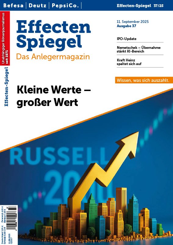 ES 37/25 - „Kleine Werte - großer Wert - #IPO Update - #Nemetschek Übernahme stärkt KI-Bereich - #KraftHeinz spaltet sich auf - u.v.a.m.“ - effecten-spiegel.com/aboshop.html #Befesa #Deutz #PepsiCo #Aktien #Finanzen #Börse #Geldanlage #Anlagestrategie #Anlegermagazin