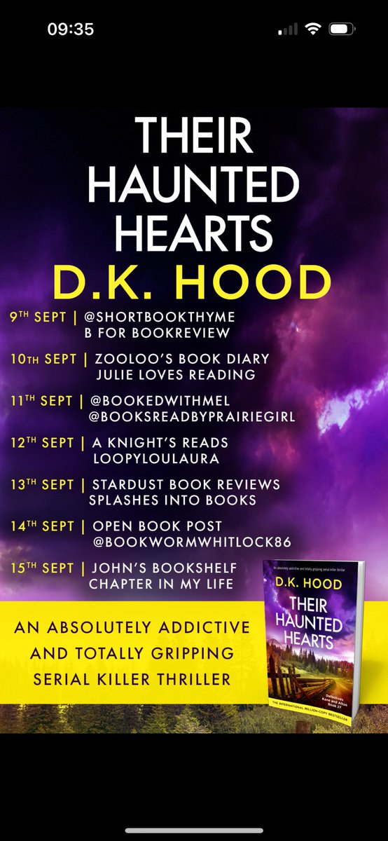Their Haunted Hearts by <a href="/DKHood_Author/">D.K. Hood-USA Today & WSJ Bestselling Author</a> is out now! <a href="/bookouture/">bookouture</a> 
Five huge stars from me ⭐️⭐️⭐️⭐️⭐️
📚✍️⬇️
goodreads.com/book/show/2364…