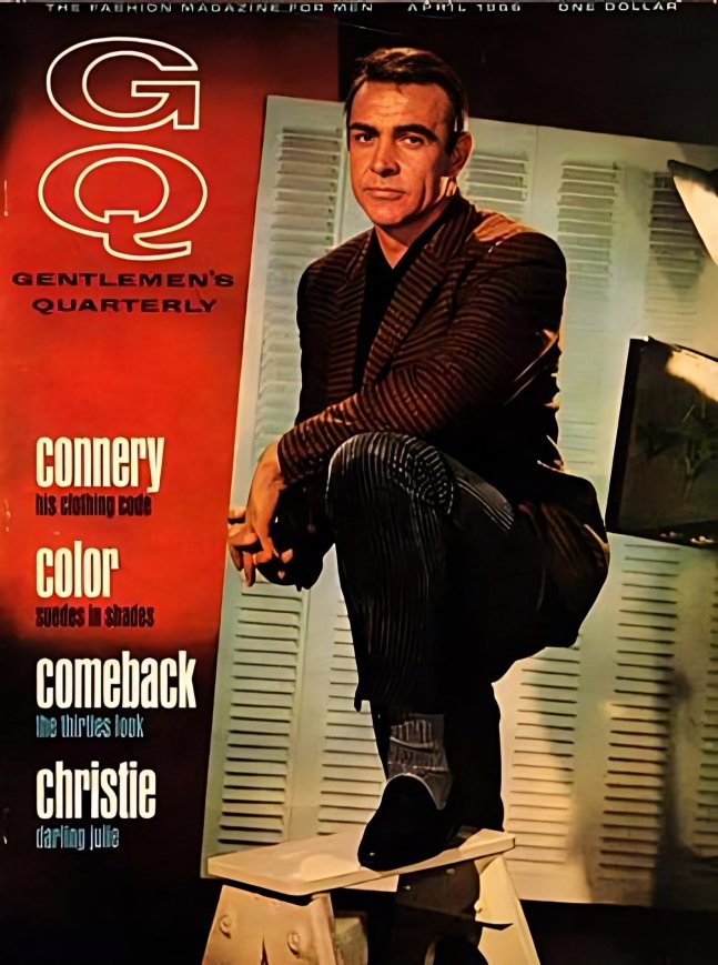 Sean Connery
📷GQ - April 1966