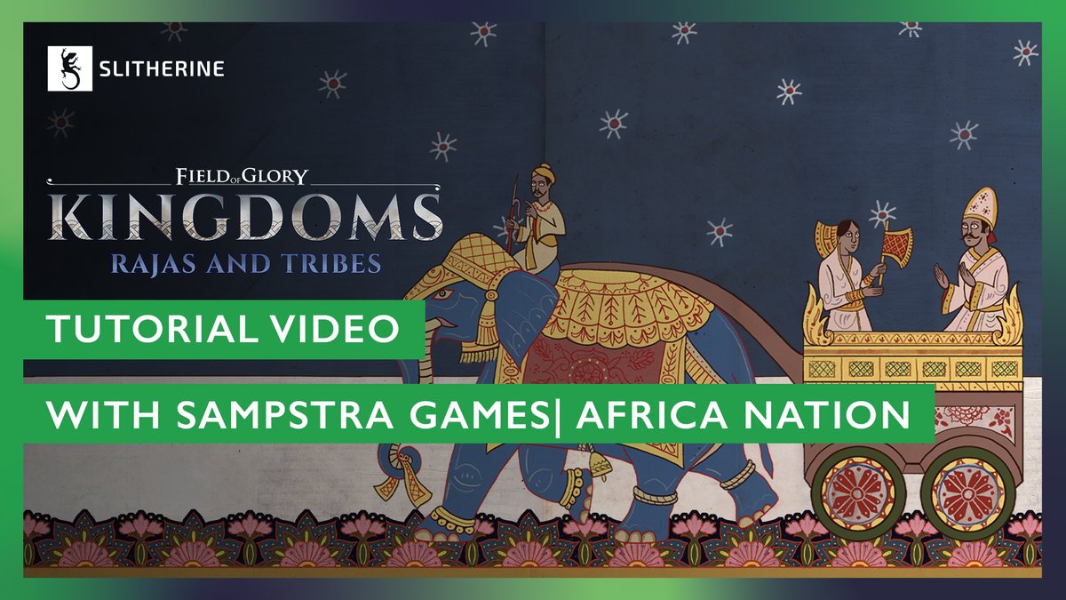 Slitherine Games (@slitherinegames) on Twitter photo Discover the secrets of the newest DLC of Field of Glory: Kingdoms – Rajas and Tribes.
Dive into <a href="/SampstraG/">SampstraGames</a> latest explainer videos to explore how the Africa nation works.
youtu.be/7bBdUBYVFFg Discover the secrets of the newest DLC of Field of Glory: Kingdoms – Rajas and Tribes.
Dive into <a href="/SampstraG/">SampstraGames</a> latest explainer videos to explore how the Africa nation works.
youtu.be/7bBdUBYVFFg