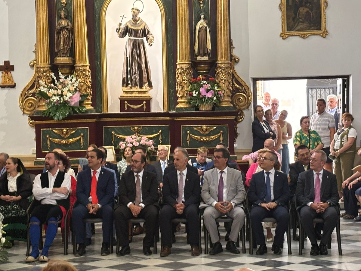 La Hermandad de la Curia, Paso Negro, asistió a la Misa Mayor en Honor a Santa Maria la Real de las Huertas, Patrona de todos los lorquinos.