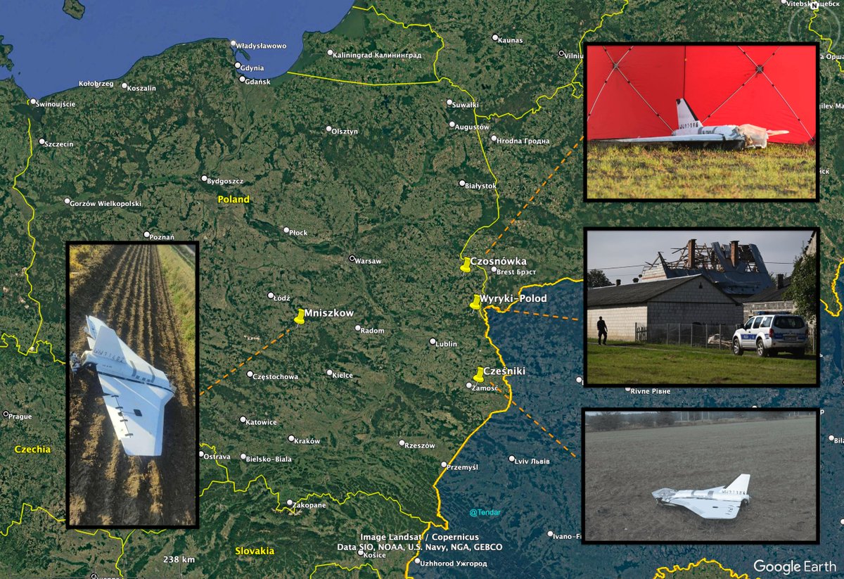 At least 20 UAVs crossed Polish territory and at least 4 different points the UAVs came down.

The Russian attack on Polish soil is no accident. It is a test and the reaction of the West will determine if this kind of deliberate strikes will continue or not.

It proves once more