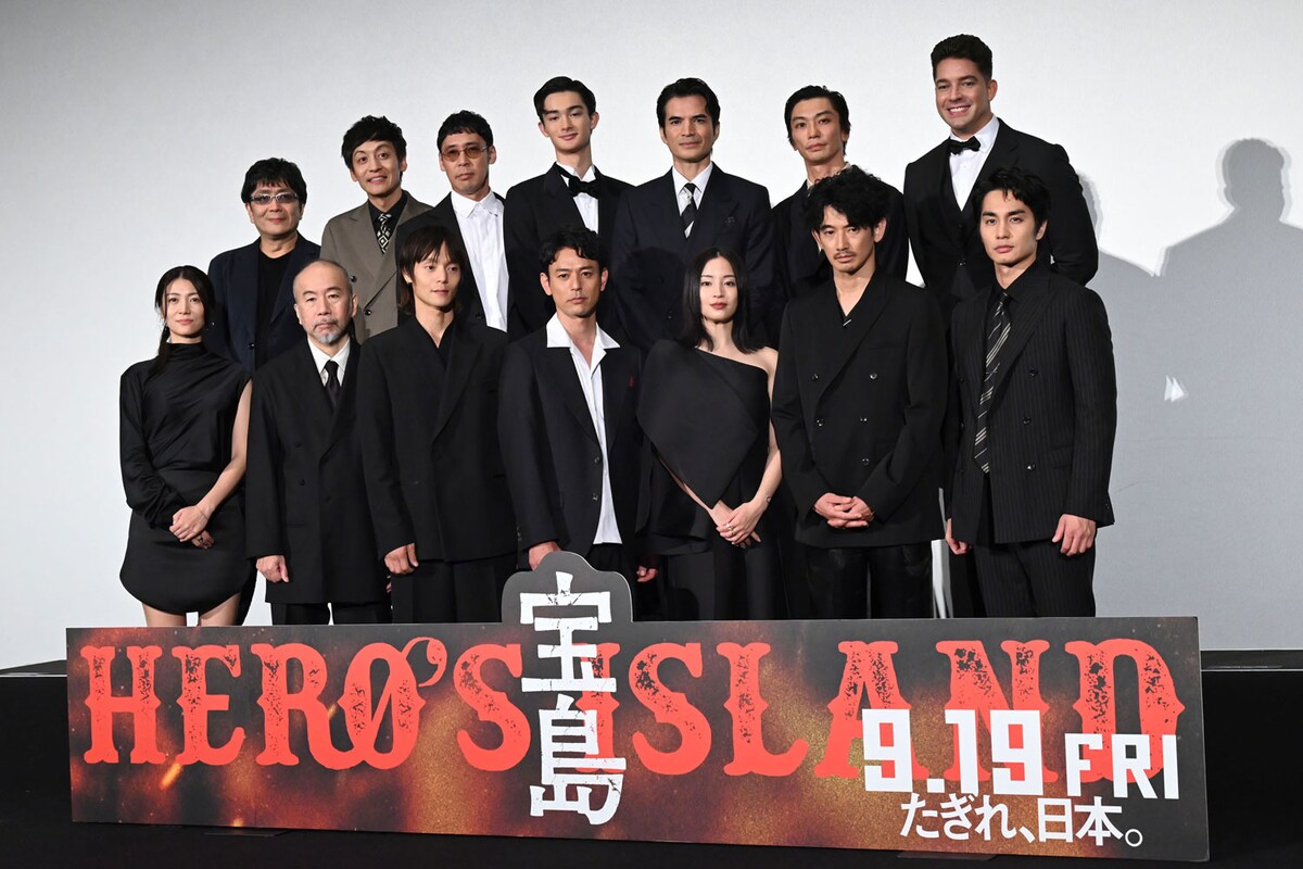DerrickDover's tweet photo. 昨日のレッドカーペットに来てくださった皆さま、ありがとうございました。尊敬する監督・キャストと共演できたことは大きな名誉です。『宝島』への温かい応援に心から感謝しつつ、9/19の公開を楽しみにしています！

@takarajimamovie #映画宝島 #宝島 https://t.co/jaFLwxlKZ7