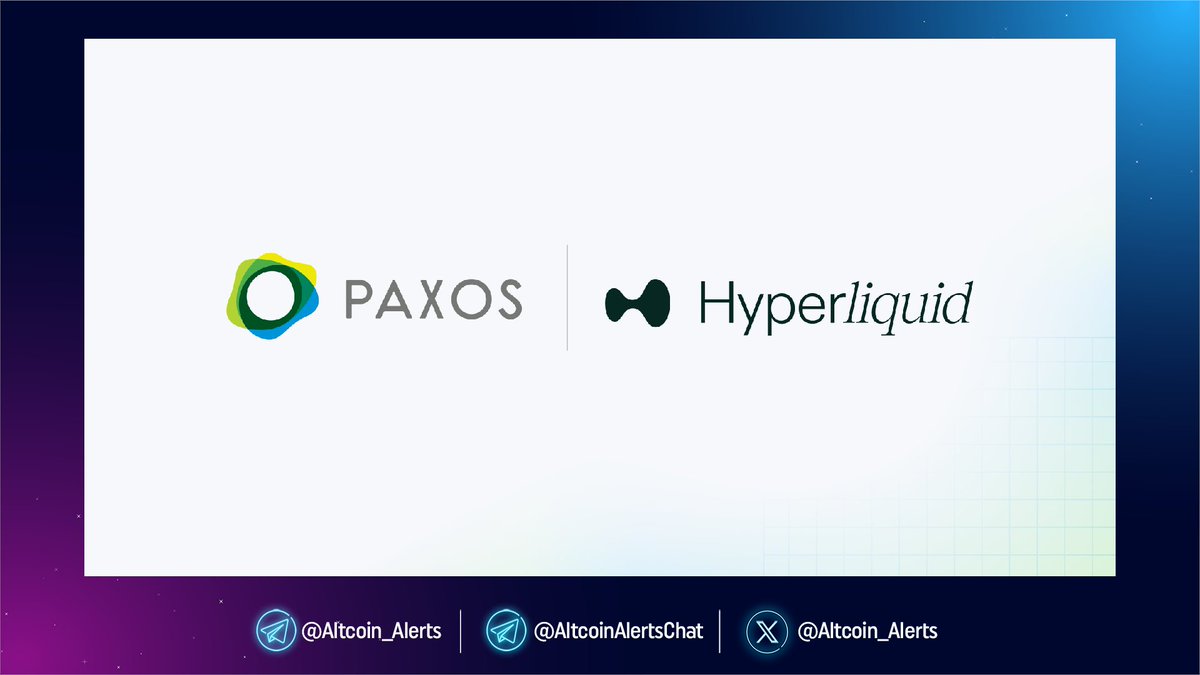 🔔 <a href="/Paxos/">Paxos</a> Proposes <a href="/PayPal/">PayPal</a>, <a href="/Venmo/">Venmo</a> Integration in Bid to Issue $USDH Stablecoin !

#Paxos submitted an updated proposal to issue <a href="/HyperliquidX/">Hyperliquid</a>'s $USDH, including a partnership with PayPal to expand distribution via #PayPal and #Venmo. The plan also reinvests USDH revenue into