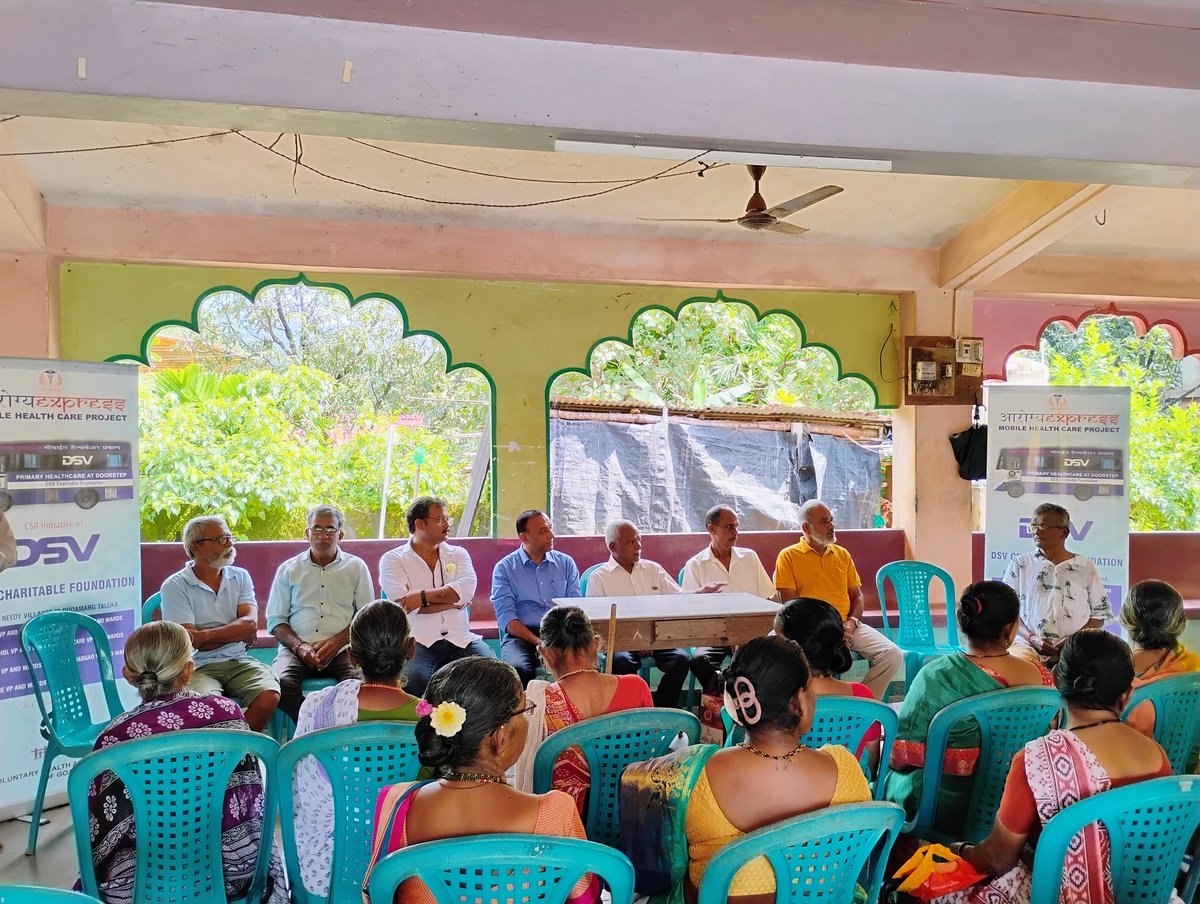 vhag_2001's tweet photo. "Reaching the unreached"

VHAG &amp; DSV Charitable Foundation held a medical camp in remote Ker,Dodamarg bringing essential care to those with limited access.

✅ Eye, Blood, BMD, ENT Checkups
🏠 Home visits for the bedridden &amp; elderly

#HealthcareForAll #RuralHealth #SocialImpact https://t.co/zGLVWj2oy5